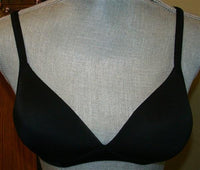 NWOT Warner's Elements Of Bliss Wire-Free Bra with Lift 1298 Black 34C 76063