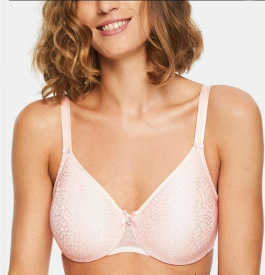 New Chantelle C Magnifique Seamless Underwire Bra Pink 34DDDD 1891 #76689