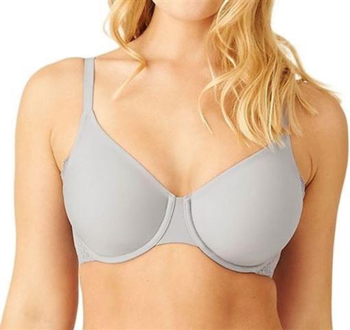 NEW Wacoal 34D Ultimate Side Smoother Underwire Bra 855338 Purple Gray #76737