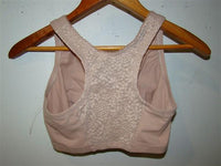 NEW Glamorise 42 DD/F Complete Comfort Cotton T-Back Bra 1908 Beige #76857