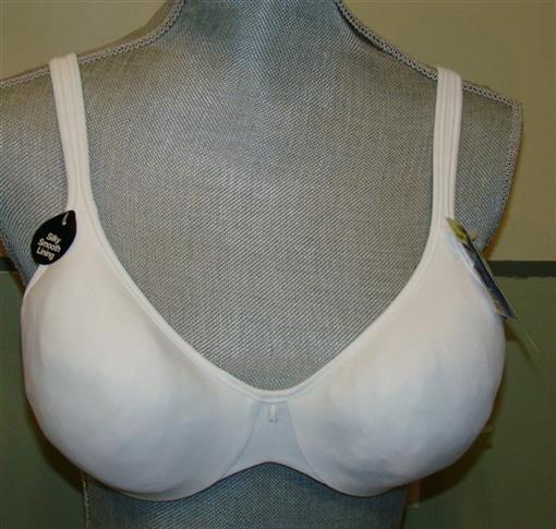 NWOT Bali 42DD Passion for Comfort Underwire Bra 3383 White #77199