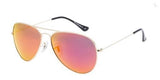 Prive Revaux Commando Aviator Polarized Sunglasses Gold Red Lens #78123