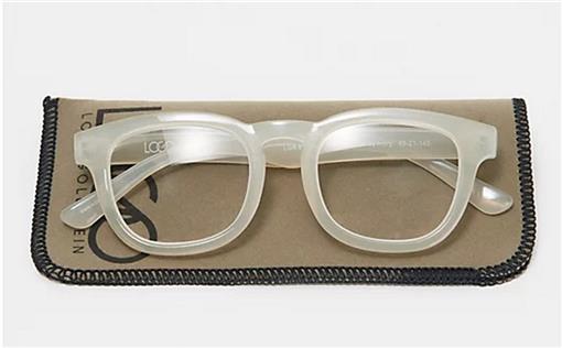 LOGO Lori Goldstein Chic Readers Thick Frame Ivory 0.0 #78289
