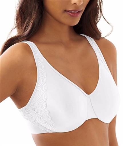 NWOT Bali 44DD Side Support and Smoothing Minimizer Bra 1004 White #78962