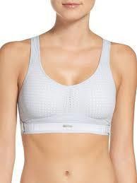 NEW Chantelle M Low Impact Racerback Wire Free Sports Bra 2946 Gray 79212