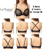 NEW Le Mystere 32DD Infinite Possibilities Push Up Plunge Bra 1124 Beige #79409