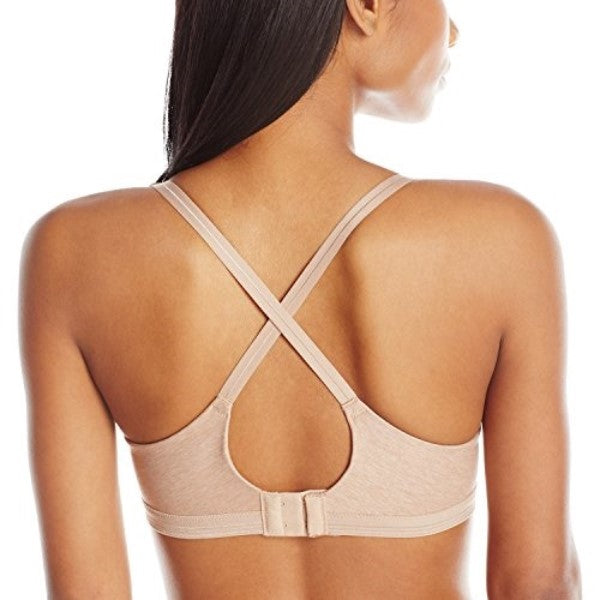 NWOT Warners 36D Play it Cool Wirefree Contour Bra + Lift RN3281A Beige 81181