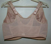 NEW Glamorise 38H Magic Lift Posture Back Beige 1265 Front Close Bra #81656
