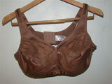 NEW Glamorise 36B Magic Lift Full Figure Minimizer Bra 1003 Brown #81783