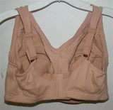 NEW Comfort Choice 46D Soft Cup Full Coverage Wire Free Bra Beige #82284