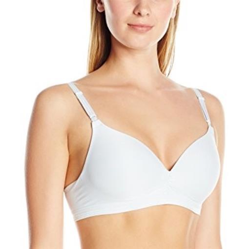 NWTD Warners 36D Play it Cool Wirefree Contour Bra with Lift RN3281A White 82665