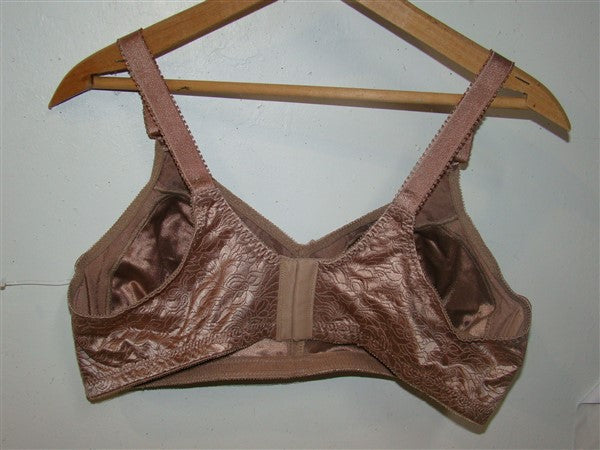 NWT Bali Double Support Spa Closure Bra 3372 Brown 34B #82692