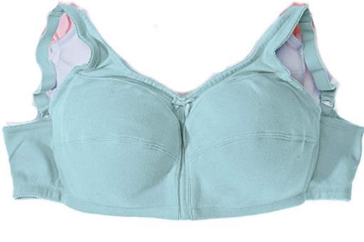 NEW 48C Comfort Choice Wirefree Back Hook Seamless Leisure Bra Aqua #83157