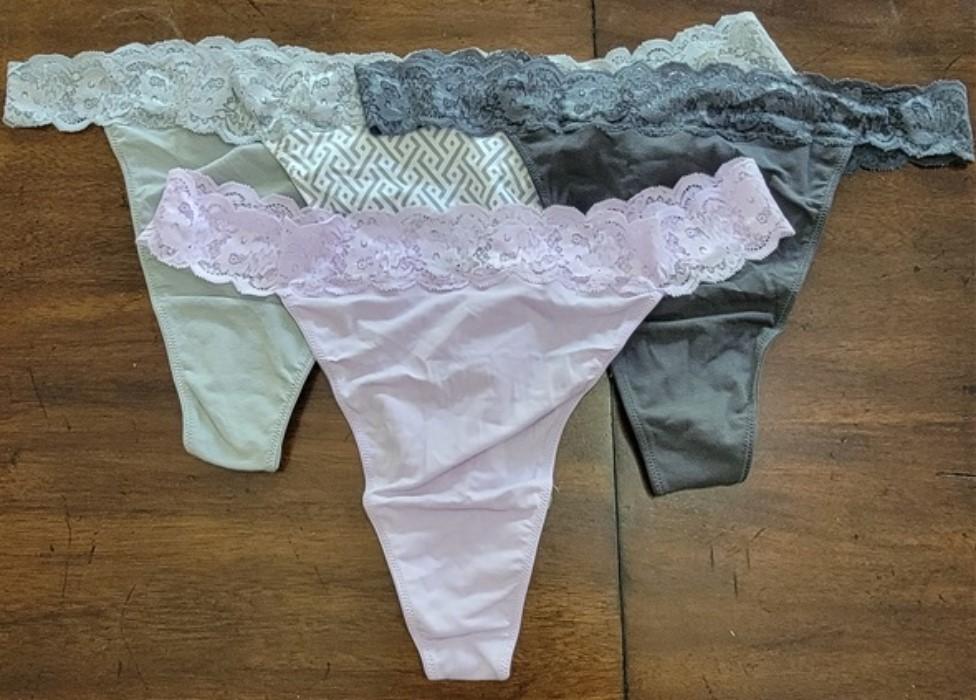 NEW Cosabella 1X Hanna Lace Thong Underwear 4pr #83729
