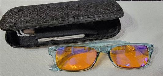 CessBlue Sheer Rectangle Blue Light 1.75 Reading Nerd Glasses Readers 84734