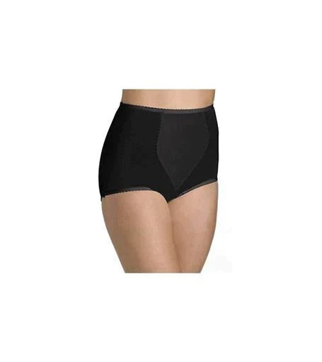 NEW Bali Shapewear 8710 Large Black Tummy Panel Moderate Control Brief #86089