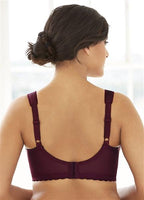 NWOT Glamorise 46FMagic Lift Full Figure Support Brown Bra 1000 #87329
