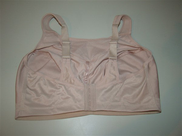 NEW Glamorise Medium Impact Wire Free Wireless Sports Bra 1006 Beige 48D 87481