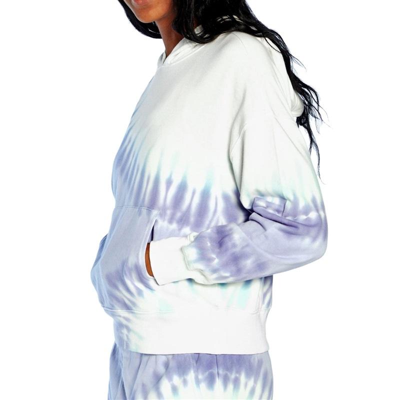 NWT Wildfox XL Purple Tye Dye Hoodie & Sweatpants Lounge Wear Set #87503