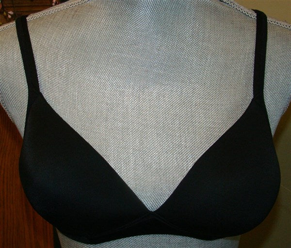 NWT Warner's Elements Of Bliss Wire-Free Bra with Lift 1298 Black 34C 87568