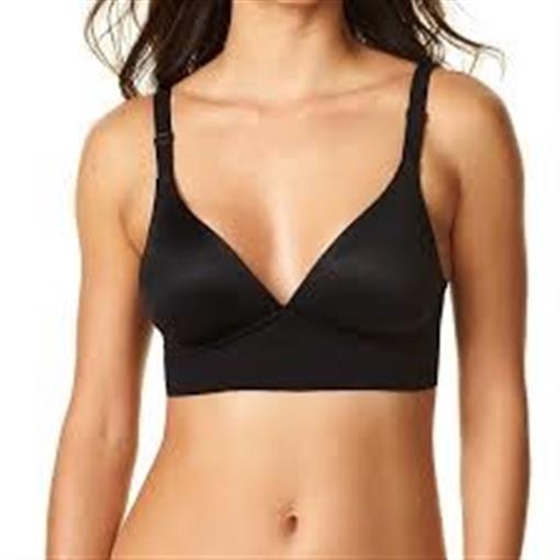 NWT Warners 40D Elements of Bliss® Wire-Free Bra RM3741A Black #87578