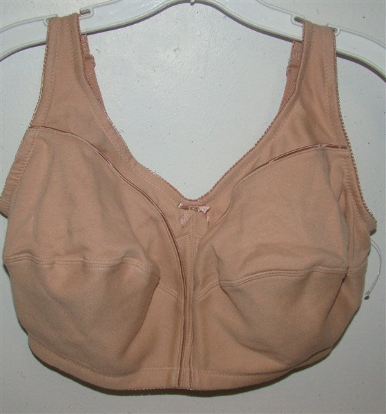 NEW Comfort Choice 46DD Soft Cup Full Coverage Wire Free Bra Beige #87604