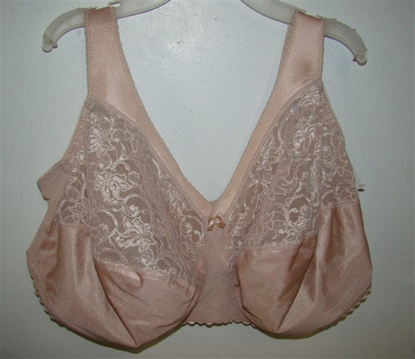 NEW Glamorise 38DD Magic Lift Full Figure Support Beige Bra 1000 #87739