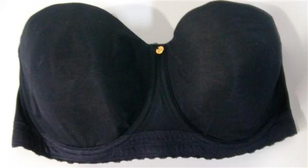 NWT Natori 36C Truly Smooth Smoothing Strapless Contour Bra 774070 Black #87819