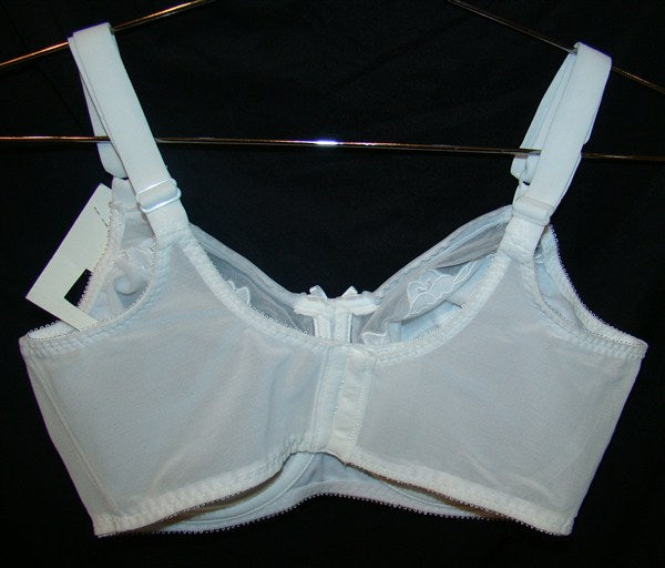 NWPT Bali Flower White 34C Full Coverage Bra 0180 #87905