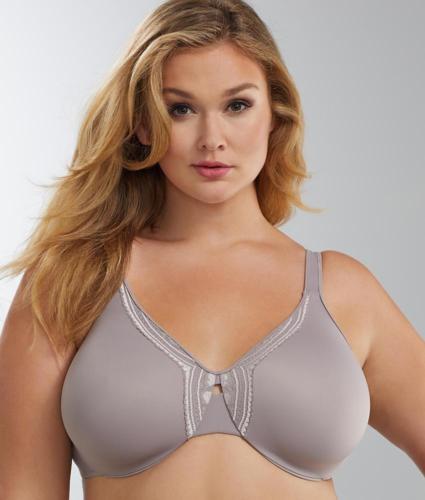 PO Olga 36D Butterfly Effect Minimizer Bra 35912 Taupe 88217