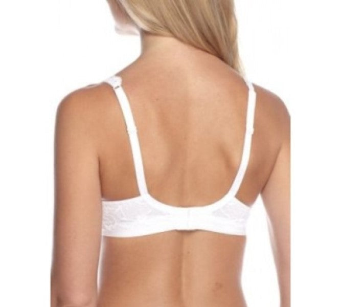 NEW Bali 42D Lace Desire No-Foam Underwire Bra 6543 White #88299