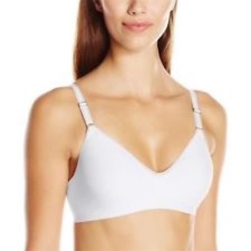 NWOT Hanes M Ultimate Comfy Support ComfortFlex Wirefree Bra HP11 White 89387