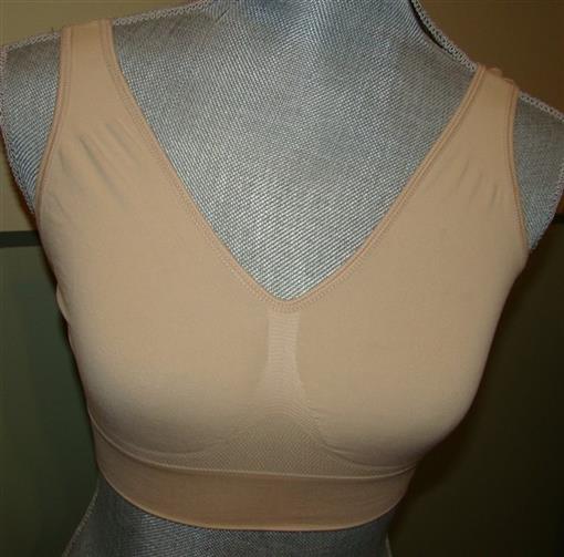 NWOT Barely There Custom Flex Fit Get Cozy Leisure Bra Beige X598 S #89392