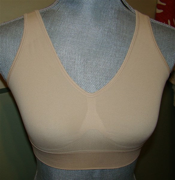 NWOT Barely There Custom Flex Fit Get Cozy Leisure Bra Beige X598 S #89392