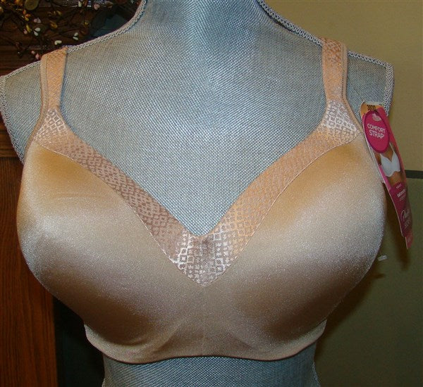 NEW Playtex Secrets Full-Figure Underwire Balconette Bra 4823 Beige 40C 89432