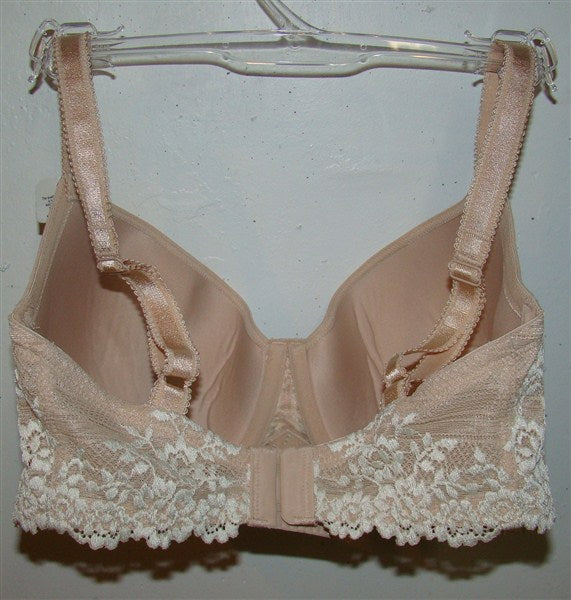 NWT Wacoal 36B Beige Embrace Lace Underwire T Shirt Bra 853191 #86140