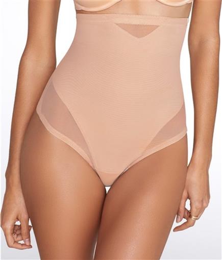 NWOT Miraclesuit Beige Hi Waist Shaper Thong 2778 L 89531