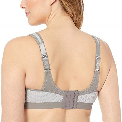 NEW Glamorise 42C Underwire High Impact Sports Bra 9066 Gray #89736