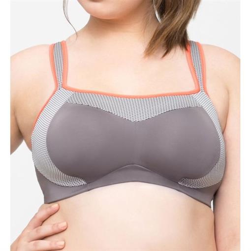 Curvy Couture 44G 1248 Confident Fit No Bounce Wire Free Sports Bra