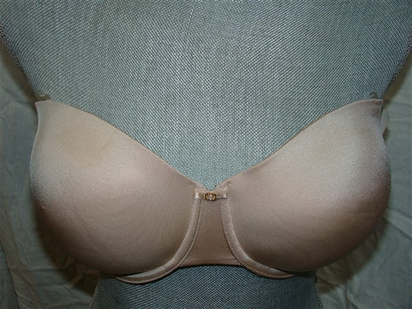 NWOTD Vanity Fair 36DD Beauty Back Strapless Bra 74345 Beige #90002