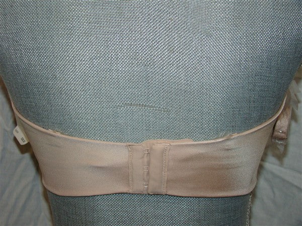 NWOTD Vanity Fair 36DD Beauty Back Strapless Bra 74345 Beige #90002