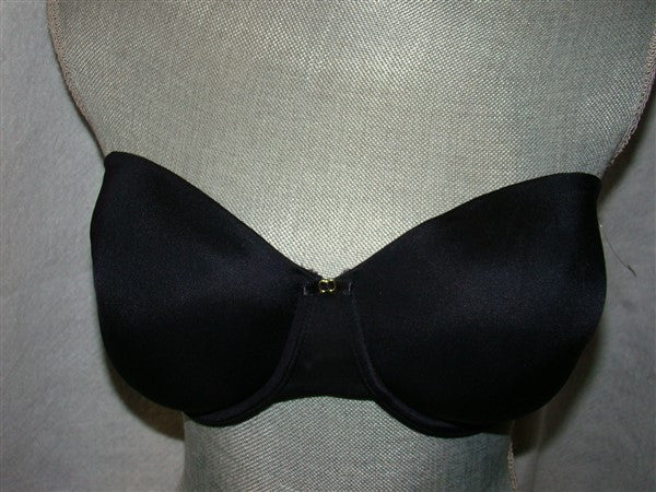 NWOT Vanity Fair Beauty Back Strapless Bra 74345 Black 36DD 90005