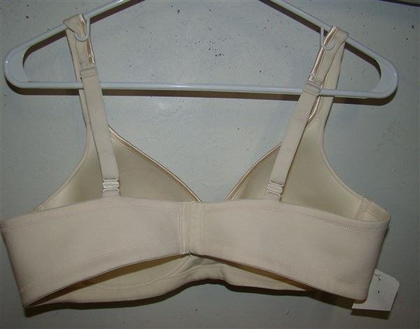 NWOT Vanity Fair 36D Beige Body Caress Full Coverage Wirefree Bra 72335 #90026