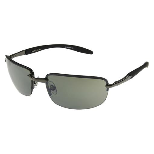 NWT Foster Grant Valve Black Sunglasses Black Polarized Lens #90700