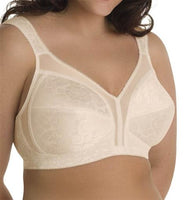 NEW Playtex 18 Hour 42D Original Comfort Strap Wirefree Bra 4693 Ivory #90154
