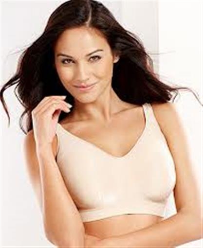 NEW Bali Bra S Comfort Revolution Seamless Smart Size Bra 3484 Beige #90466