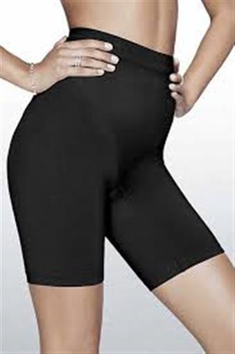 NWt Maidenform Shiny Collection Thigh Slimmer 12507 Black Medium #90719