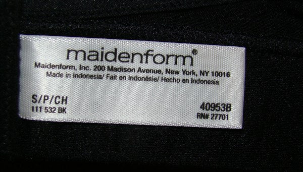 NWT Maidenform Dream Shirred Front Bralette Bra 40953B Black #90721