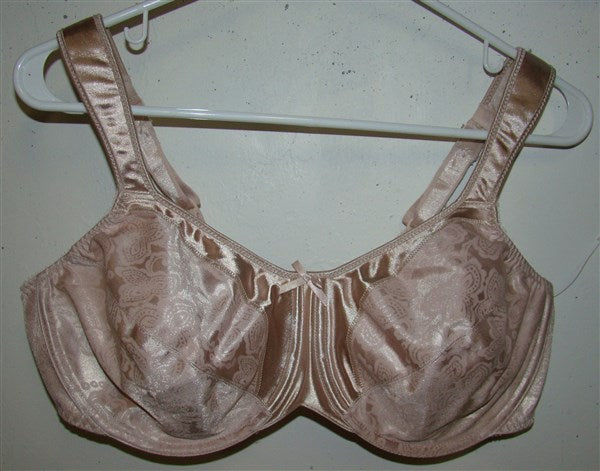 NWOTD Bali 42DDD Satin Tracings Minimizer Bra Rosewood 3562 #91795