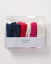 NWT Soma M Embraceable Signature Lace High Leg Underwear 6Pk 91812